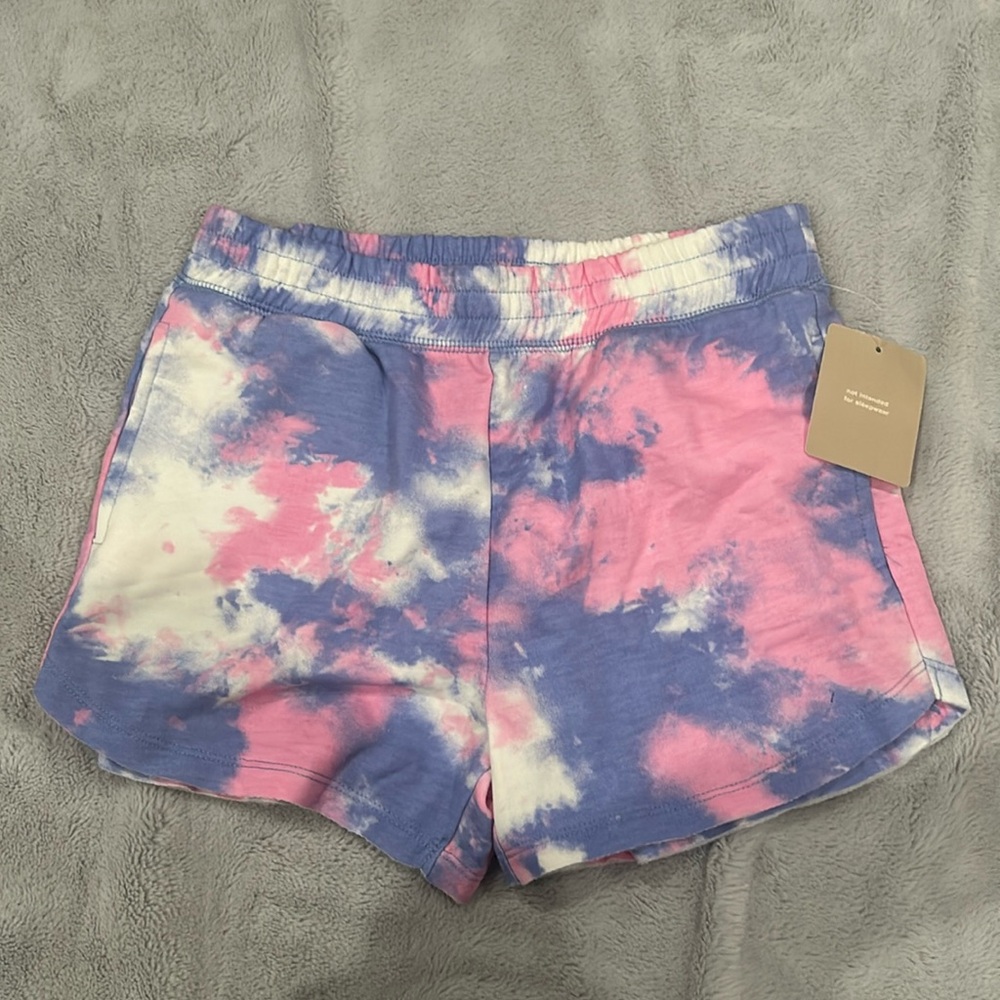 NWT R&R Kids Girls Tie Dye Shorts
